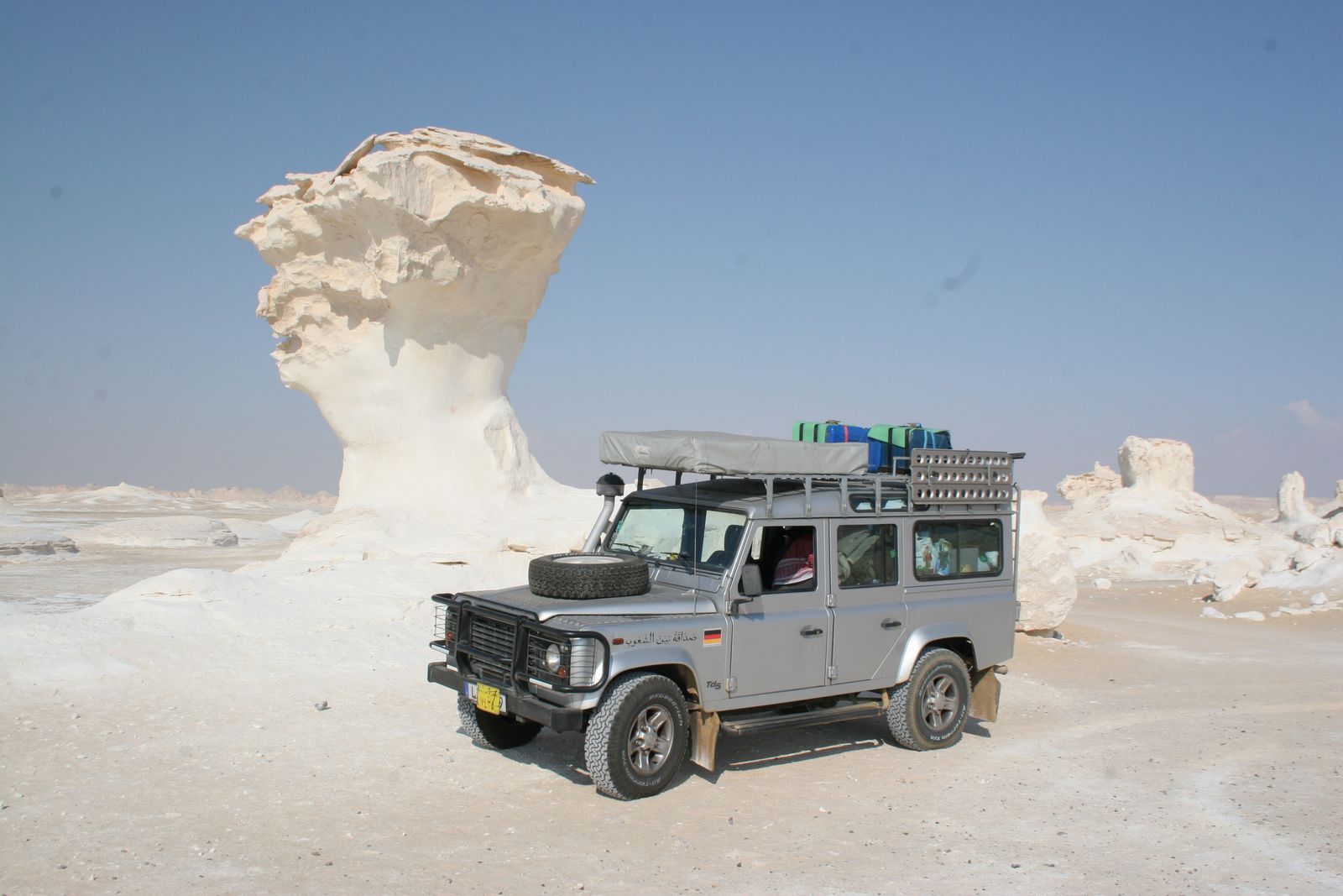 Land Rover im Weißen Wüste Ägypten